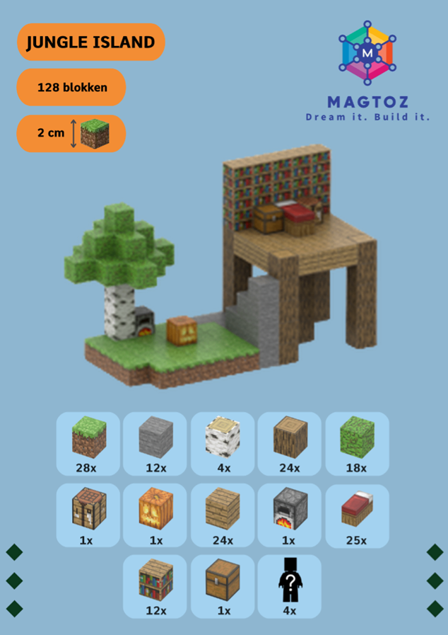 Jungle building - My magnetic toys