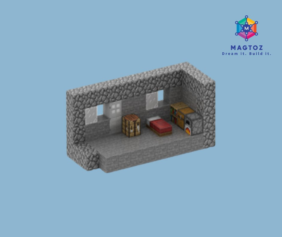Stone hut - My magnetic toys