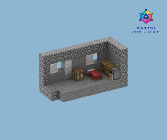 Stone hut - My magnetic toys